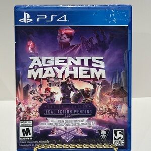 Silver Jeans Agents of Mayhem PS4 - Blue and Purple